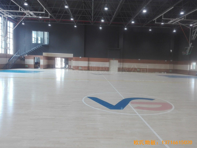 長沙萬科金域行業體育館體育地板鋪裝案例4