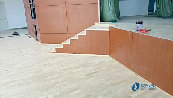 運動木地板施工前基礎要求1